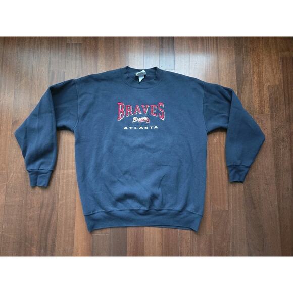 Atlanta Braves MLB baseball embroidered sweatshirt XL - Picture 1 of 5